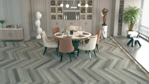 Urban Charcoal - LVT Herringbone