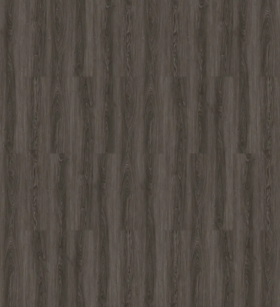 Bracken Ash LVT flooring — dark ash wood-effect vinyl