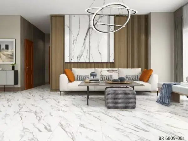 Milano Marble SPC stone-effect flooring in a room setting