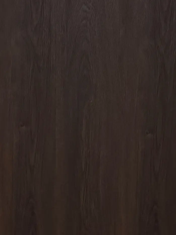 Coffee Walnut SPC Click – close-up photograph of the dark brown walnut-effect plank surface