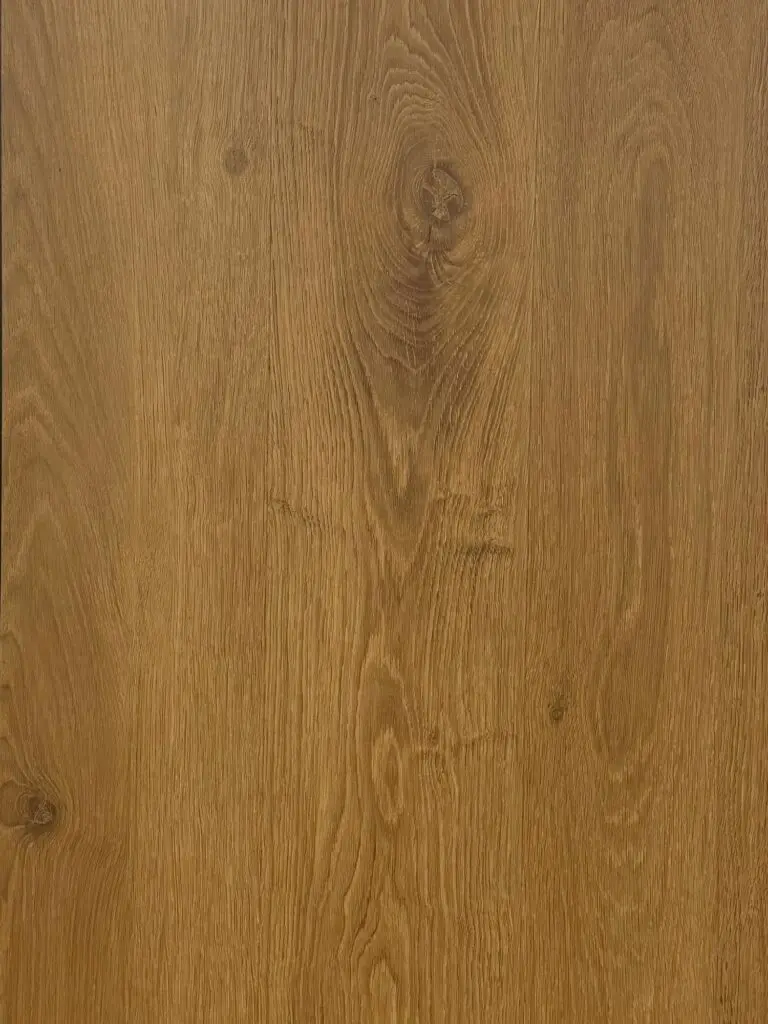 English Oak flooring – close-up photograph of the warm oak-effect plank surface