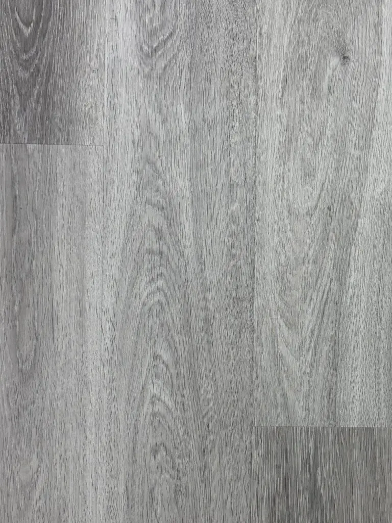 Urban Charcoal LVT Plank – close-up photograph of the grey oak-effect planks